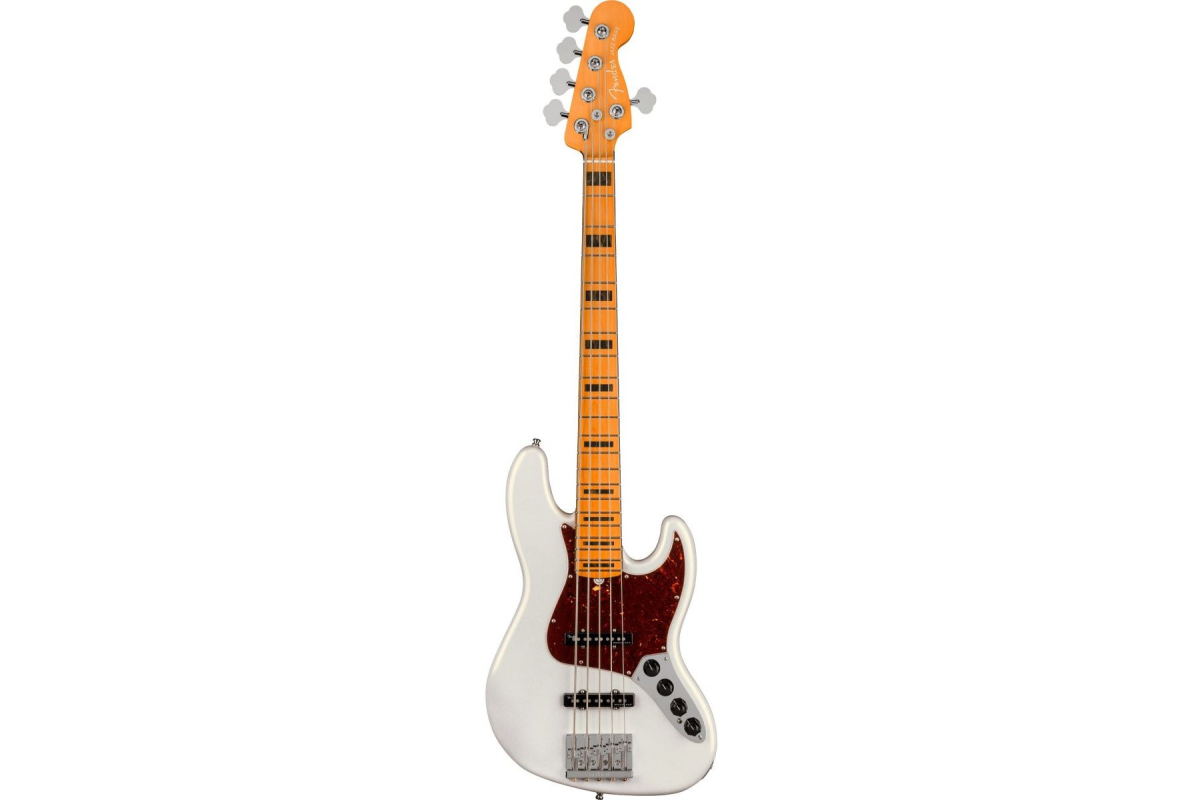 Бас-гитара FENDER AMERICAN ULTRA JAZZ BASS V MN ARCTIC PEARL